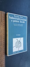 Riccardo Motta Industrializzazione e potere locale Isab Siracusa 1980 De Donato