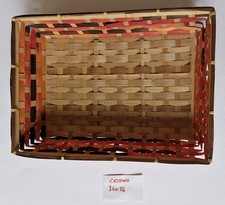 CESTO VIMINI ANNI 90 RETTANGOLARE  36 X 26 H. 7 VINTAGE IMPERDIBILE  AFFARE