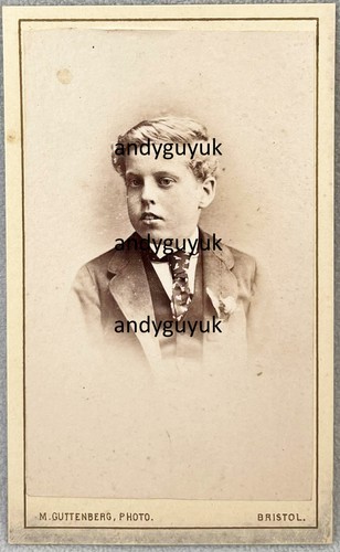 Cdv boy named philip - boy,