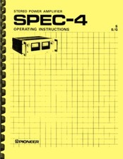 Pioneer Spec-4 Spec 4