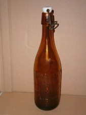 BOTTIGLIA VETRO VINTAGE BIRRA