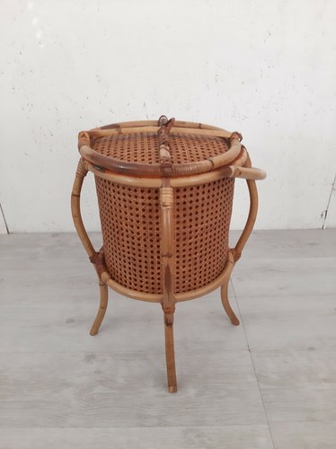 Cesta portaoggetti bamboo e - portaoggetti, in
