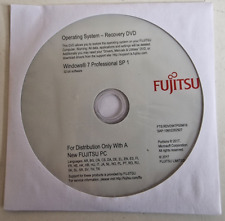 Fujitsu Microsoft Windows 7 Pro SP1 (Professionale) 32 bit - DVD ripristino sistema operativo