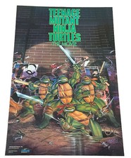 Vintage 1989 TMNT Teenage Mutant Ninja Turtles The Movie Locandina Originale Grande