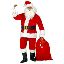 VESTITO CARNEVALE BABBO NATALE