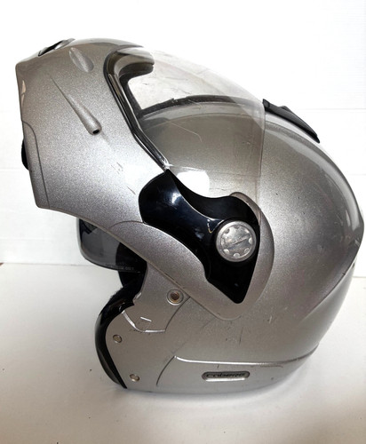 Casco moto caberg - caberg., argento
