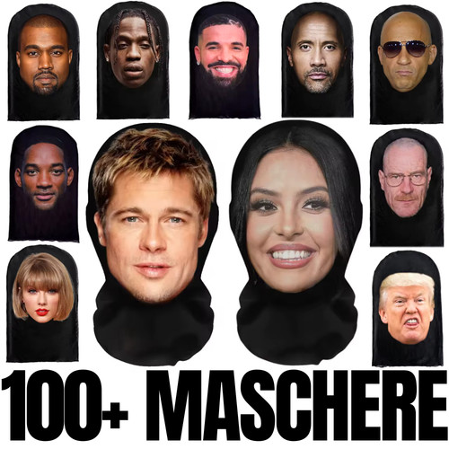 Maschera carnevale 3d - maschera, di