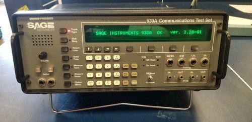Sage 930a set test - sage,