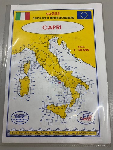 Carta nautica sw531 capri - n.,