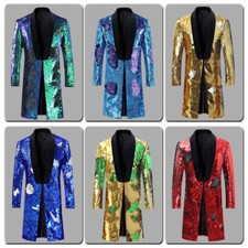 Abito lungo uomo paillettes