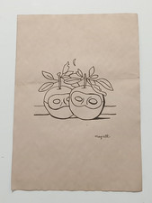 RENE MAGRITTE Disegno su carta