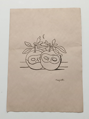 Rene magritte disegno carta - rene,