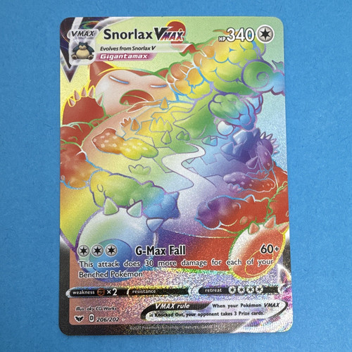 Snorlax vmax 206 202 - snorlax, 206/202