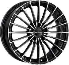 Cerchio in Lega MAK ARESE da 18 pollici 7.5Jx18 4x98 ET42 BLACK MIRROR