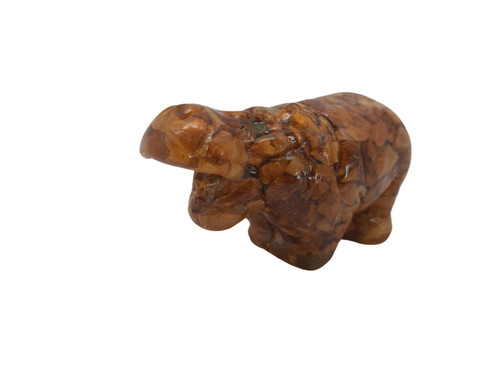 Ippopotamo marmo resine - in,