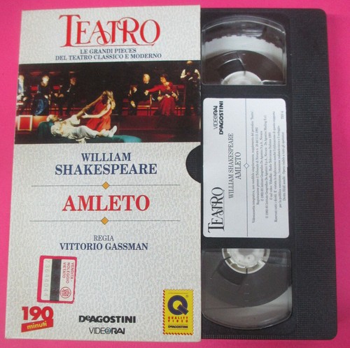 Vhs film amleto shakespeare - film,