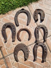  FERRO DI CAVALLO, ASINO, MULO: VINTAGE, COLLEZIONE DA 7, VENDO INTERO LOTTO