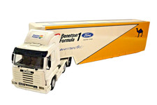 Old Cars modellino in metallo camion tipo camion furgone camion SCANIA 143M 500 misura. 1:43