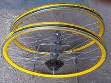 Coppia ruote 26" bici GRAVEL/MTB, raggi 36, marca HERO,   pignone 6V