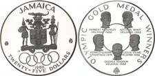 Giamaica 25 dollari argento