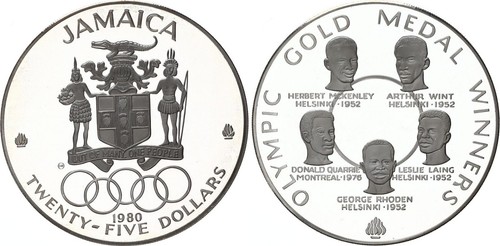 Giamaica dollari argento - giamaica,