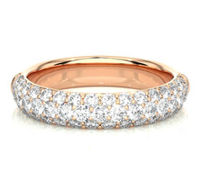 Anello a fascia da donna in