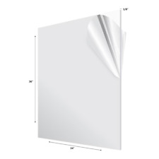 PANNELLI LASTRA PLASTICA ACRILICA PLEXIGLASS MODELLI DISPLAY 24" X 36" 3MM TRASPARENTE 2 PZ