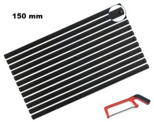 LAME PER SEGHETTO TAGLIO FERRO 150 mm SET 12 PEZZI