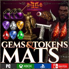 Gettoni materiali DIABLO 2