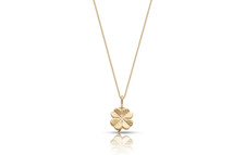 Collana quadrifoglio oro