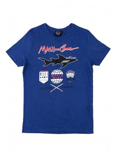 Maui and sons shirt - sons, blu