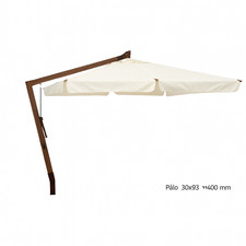 OMBRELLONE LEGNO DECENTRATO ASTER 3X3 PALO 75