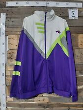 BRUGI SWEATER GIACCA FELPA JACKET SPORTIVA SWEATSHIRT UOMO MAN VIOLET L A304