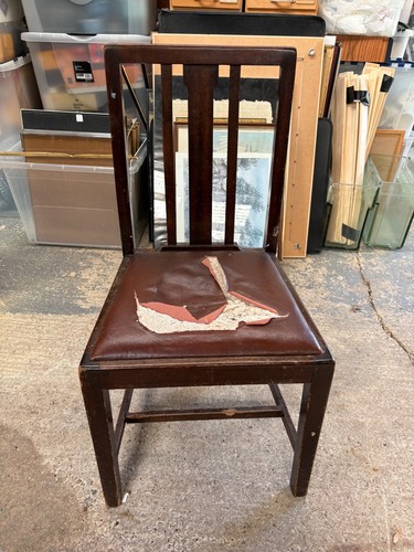 Sedia pranzo legno marrone - da,