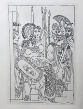 PICASSO Lysistrata incisione