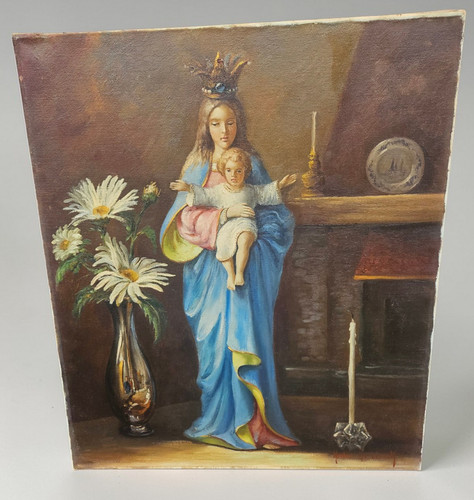 Statua madonna scuola - statua,