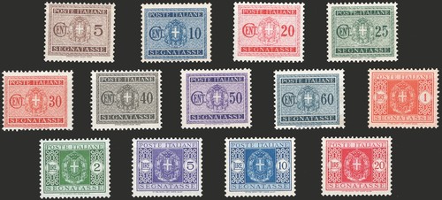 Italia 1934 segnatasse - 1934, stemma