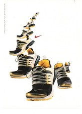 NIKE AIR Presto Bruce Mau Pubblicità 2000 Italian Magazine Advertising 28x21 cm