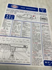 Automobile Technical Sheet