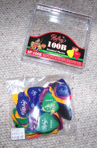 Box con 100 - plettri, per