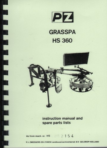 Grasspa 360 hay tedder - pz, hs
