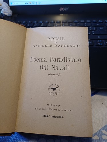 Poema paradisiaco gabriele - poema,