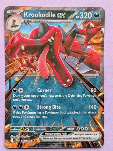 Krookodile 055 086 holo - ex, no.