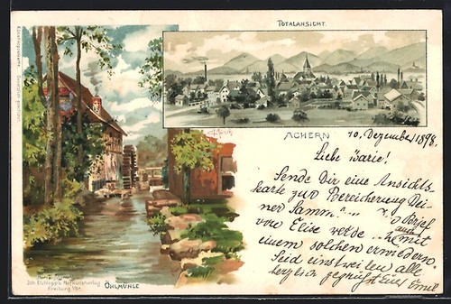 Cartolina artista carl - cartolina, d'artista