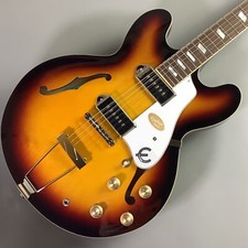 Epiphone Casino Vintage Sunburst Chitarra elettrica con custodia Gig nuova