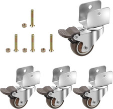 4 Rotelle Mobili Con Freno