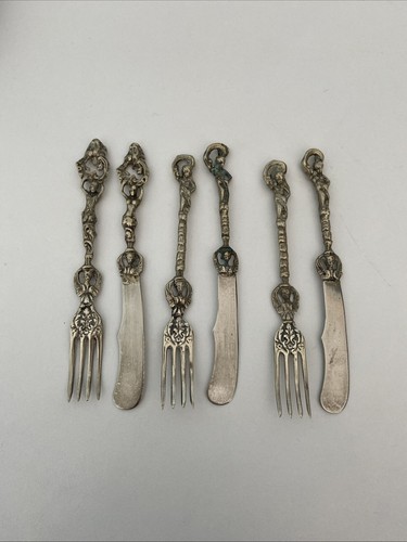 Set posate antiche da - 6,