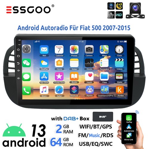 Per fiat 500 2007 - 500, 2007-2015