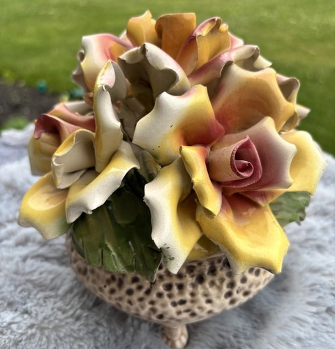 Capodimonte rose giallo - giallo, rosa