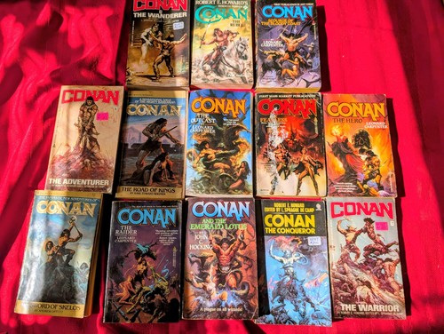Conan the barbarian soft books - conan,